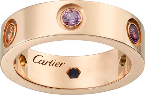 cartier love ring pink sapphire|cartier cushion cut diamond ring.